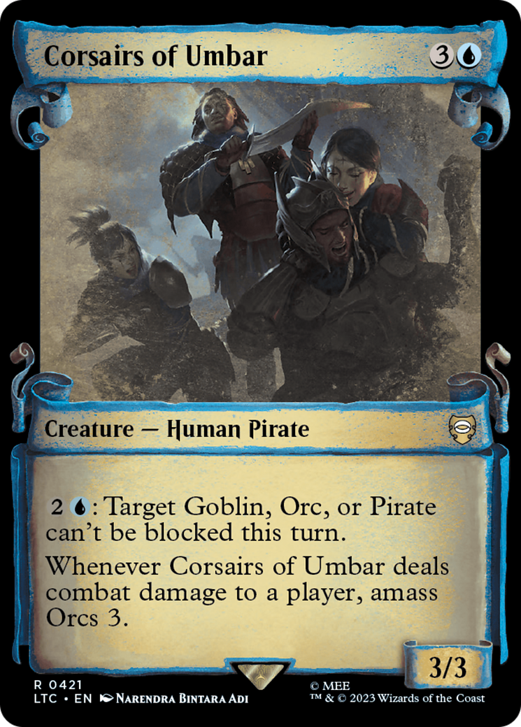 Corsairs of Umbar [The Lord of the Rings: Tales of Middle-Earth Commander Showcase Scrolls] | Good Games Morley