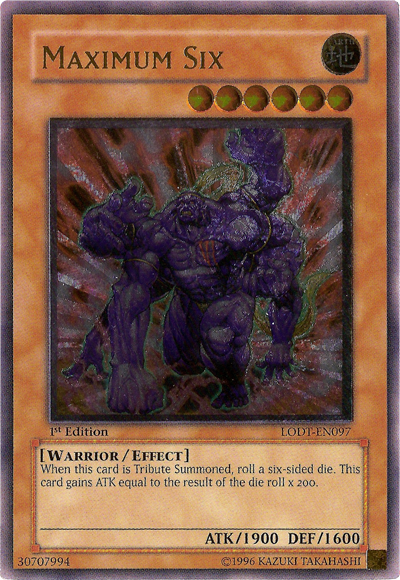 Maximum Six [LODT-EN097] Ultimate Rare | Good Games Morley