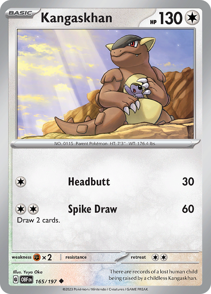 Kangaskhan (165/197) [Scarlet & Violet: Obsidian Flames] | Good Games Morley