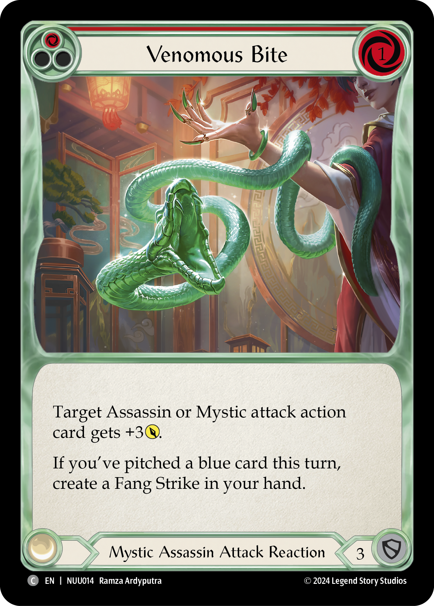 Venomous Bite [NUU014] (Part the Mistveil Nuu Blitz Deck) | Good Games Morley