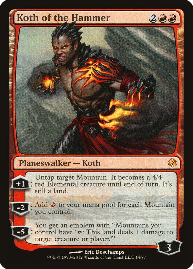 Koth of the Hammer 44 (Duel Decks: Venser vs. Koth)  - Foil | Good Games Morley