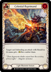 Celestial Reprimand (Yellow) [DTD039] (Dusk Till Dawn)  Rainbow Foil | Good Games Morley