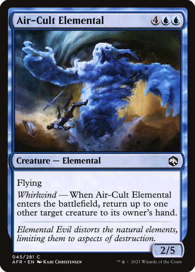 Air-Cult Elemental 45 (Adventures in the Forgotten Realms)  - Foil | Good Games Morley