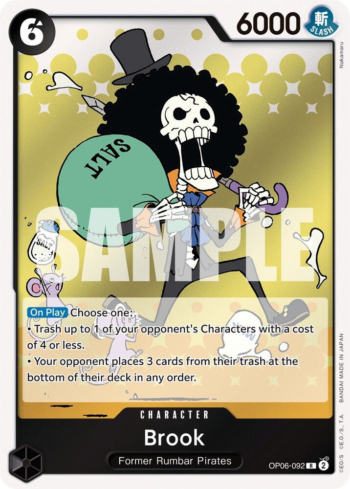 Brook OP06-092 (Wings of the Captain)  - Foil | Good Games Morley