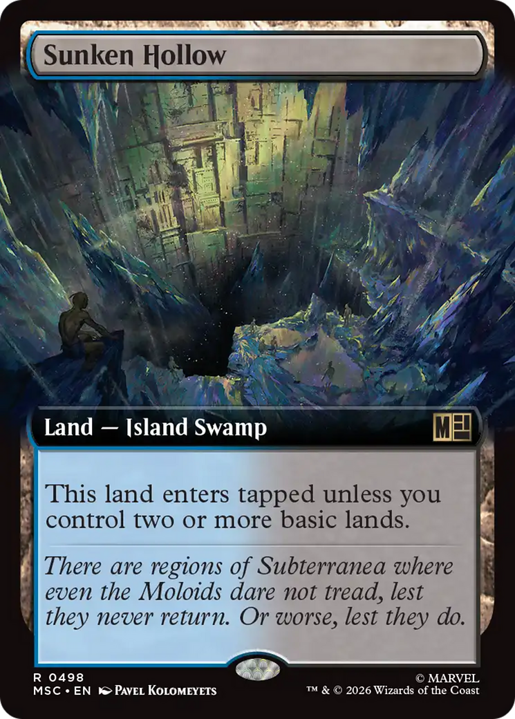 Sunken Hollow (Extended Art) [Marvel Super Heroes Commander] | Good Games Morley