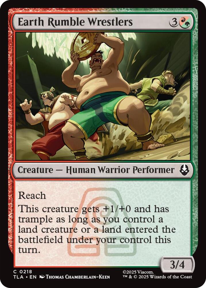 Earth Rumble Wrestlers 218 (Avatar: The Last Airbender)  - Foil | Good Games Morley