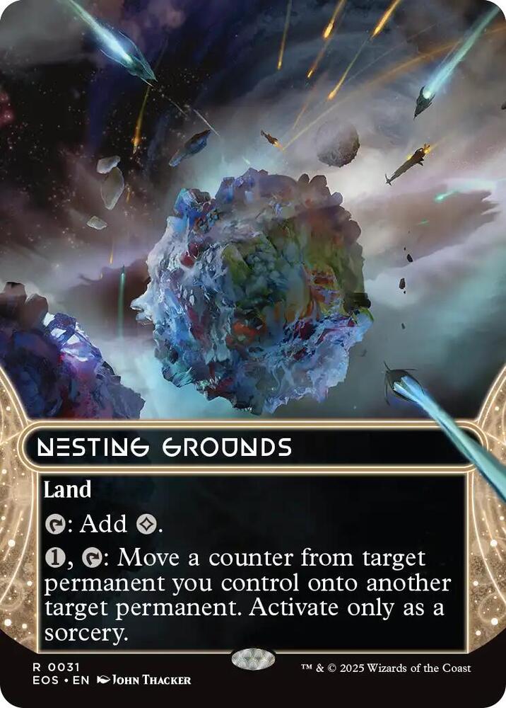 Nesting Grounds  31 (Edge of Eternities: Stellar Sights)  - Borderless Foil | Good Games Morley