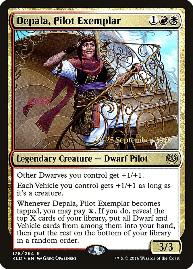 Depala, Pilot Exemplar [Kaladesh Prerelease Promos] | Good Games Morley