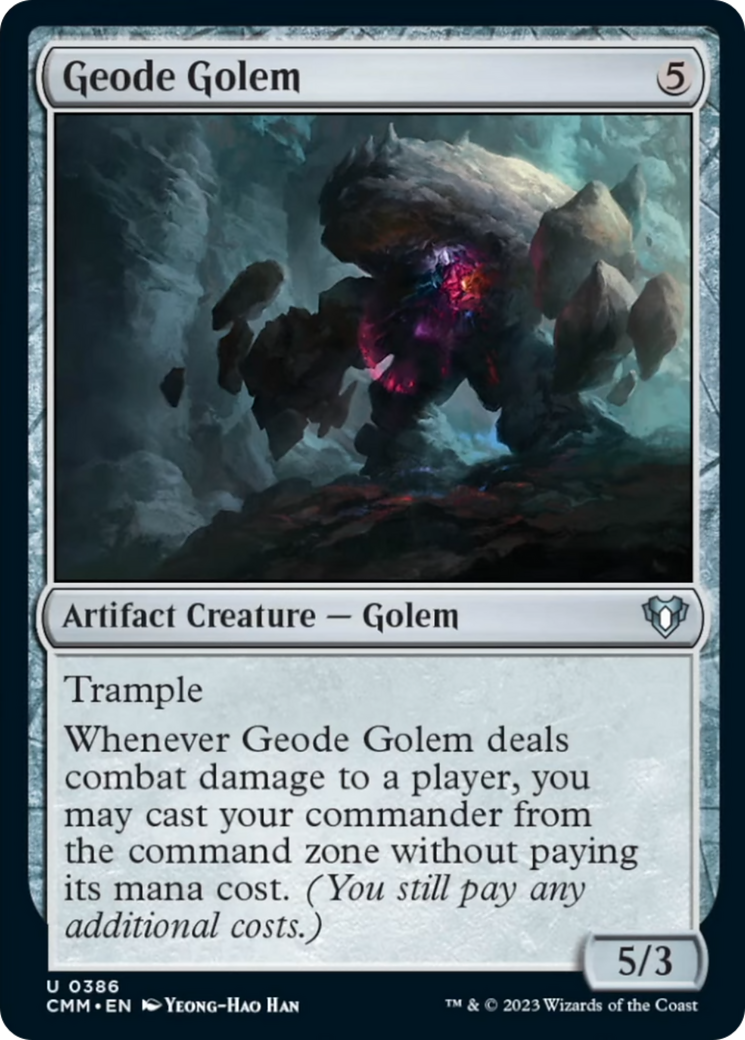 Geode Golem [Commander Masters] | Good Games Morley