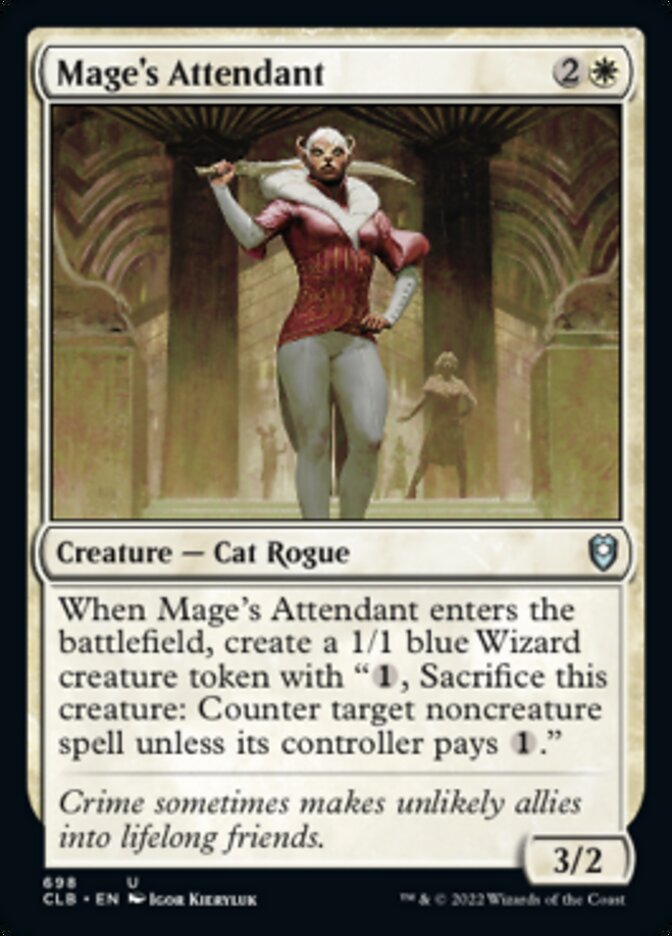 Mage's Attendant [Commander Legends: Battle for Baldur's Gate] | Good Games Morley