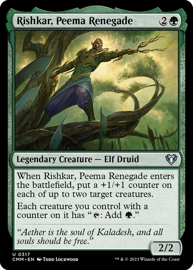 Rishkar, Peema Renegade 317/451 (Commander Masters)  | Good Games Morley