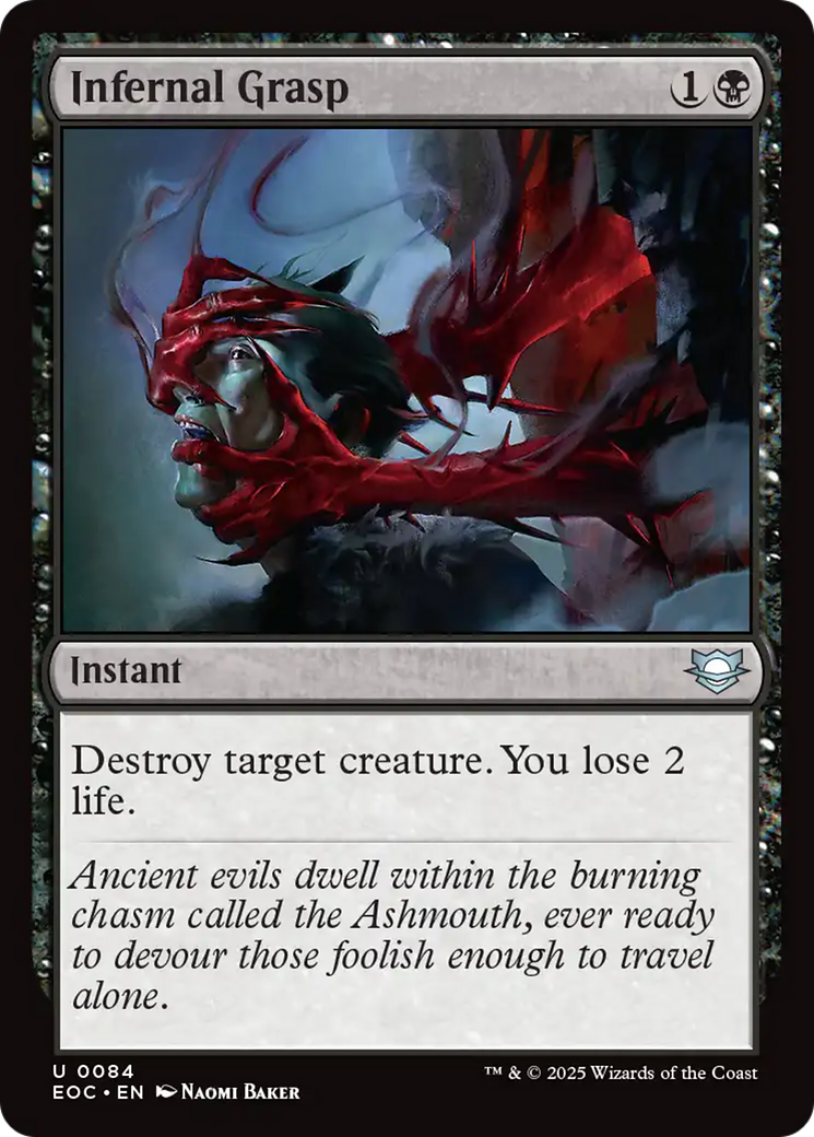 Infernal Grasp [Edge of Eternities Commander] | Good Games Morley