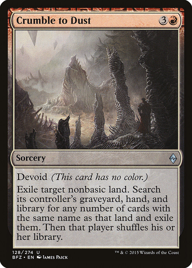 Crumble to Dust 128 (Battle for Zendikar)  | Good Games Morley