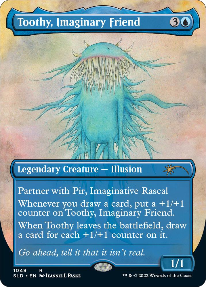 Toothy, Imaginary Friend 1049/1 (Secret Lair Drop Series)  - Borderless Foil | Good Games Morley