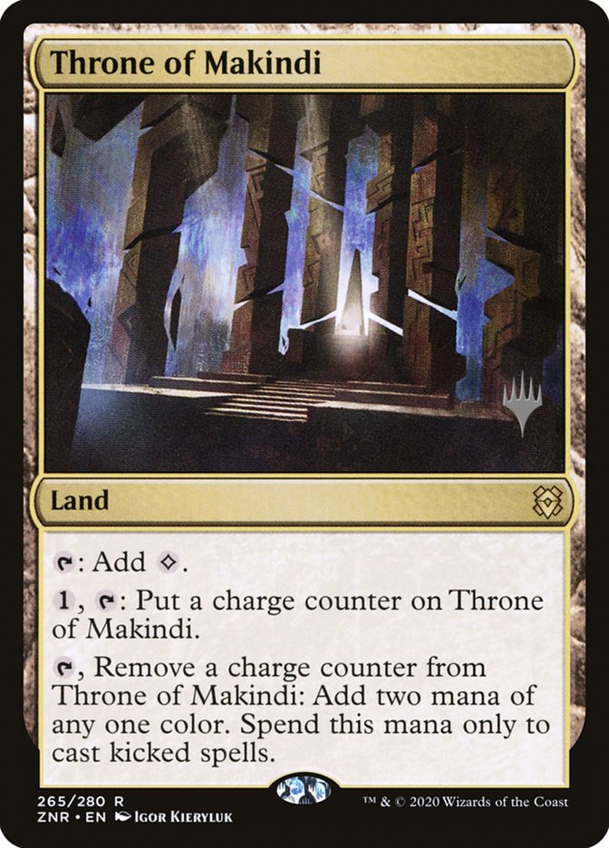 Throne of Makindi (Promo Pack) [Zendikar Rising Promos] | Good Games Morley