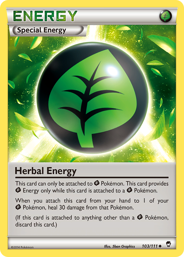 Herbal Energy (103/111) [XY: Furious Fists] | Good Games Morley