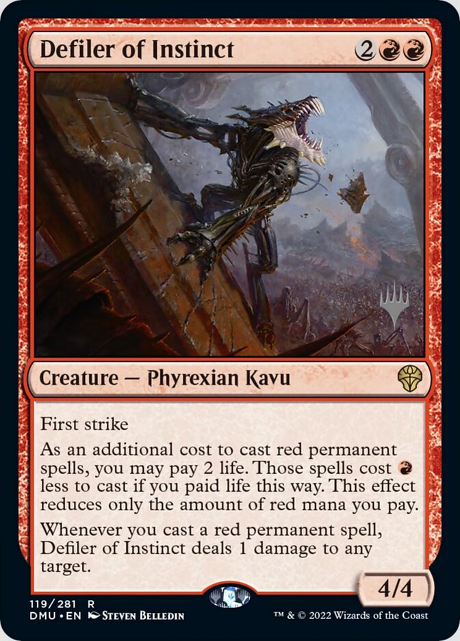 Defiler of Instinct (Promo Pack) [Dominaria United Promos] | Good Games Morley