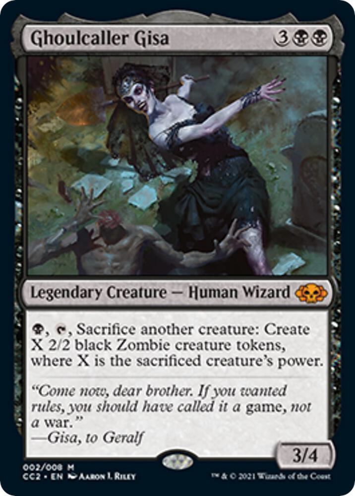 Ghoulcaller Gisa 2/8 (Commander Collection: Black)  | Good Games Morley