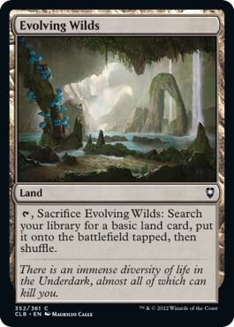 Evolving Wilds 352 (Commander Legends: Battle for Baldur's Gate)  - Foil | Good Games Morley