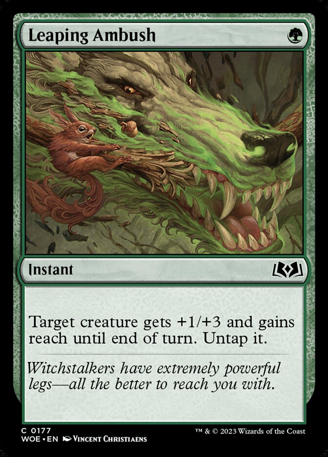 Leaping Ambush 177/276 (Wilds of Eldraine)  | Good Games Morley