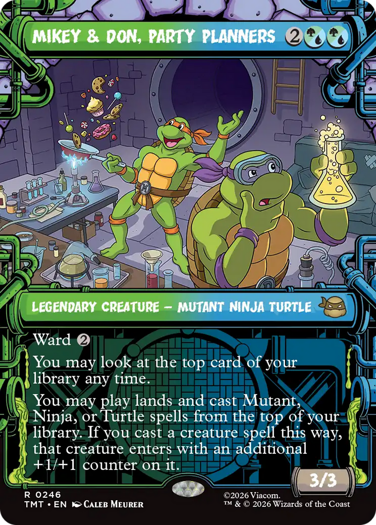 Mikey & Don, Party Planners (Showcase) [Teenage Mutant Ninja Turtles] | Good Games Morley
