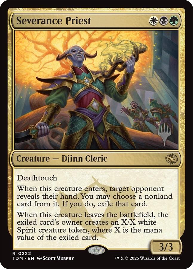 Severance Priest 222 (Promo Pack: Tarkir: Dragonstorm)  | Good Games Morley