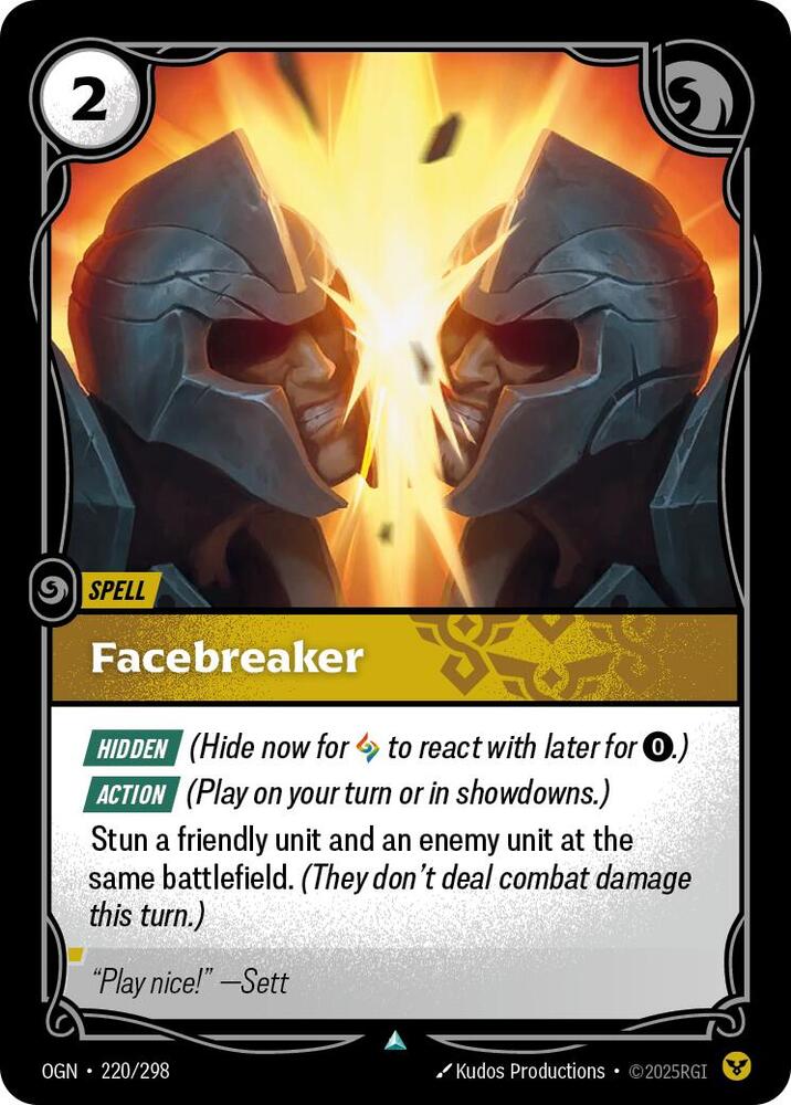 Facebreaker 220/298 (Origins)  - Foil | Good Games Morley