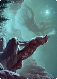 Sarulf's Packmate Art Card [Kaldheim Art Series] | Good Games Morley