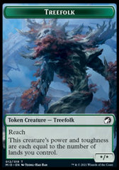 Zombie (005) // Treefolk Double-Sided Token [Innistrad: Midnight Hunt Tokens] | Good Games Morley
