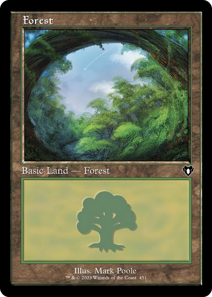 Forest (451) (Retro) [Commander Masters] | Good Games Morley