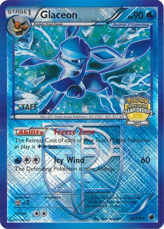 Glaceon (023/116) (City Championships) (Staff) [League & Championship Cards] | Good Games Morley
