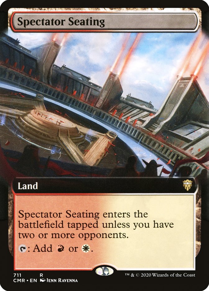 Spectator Seating (Extended Art) [Commander Legends] | Good Games Morley