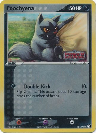 Poochyena (58/108) (Stamped) [EX: Power Keepers] | Good Games Morley