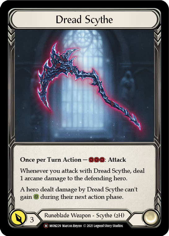 Dread Scythe [U-MON229] (Monarch Unlimited)  Unlimited Normal | Good Games Morley