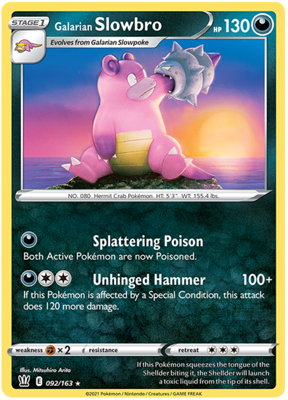 Galarian Slowbro (092/163) [Sword & Shield: Battle Styles] | Good Games Morley