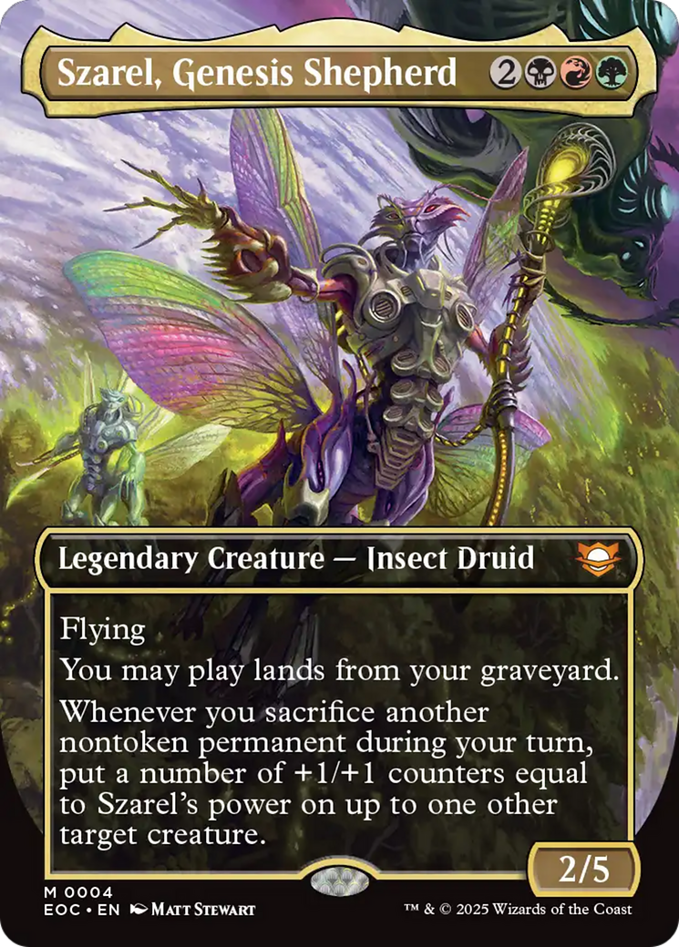 Szarel, Genesis Shepherd (Borderless) [Edge of Eternities Commander] | Good Games Morley