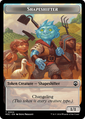 Shapeshifter (0004) // Copy Double-Sided Token [Modern Horizons 3 Commander Tokens] | Good Games Morley