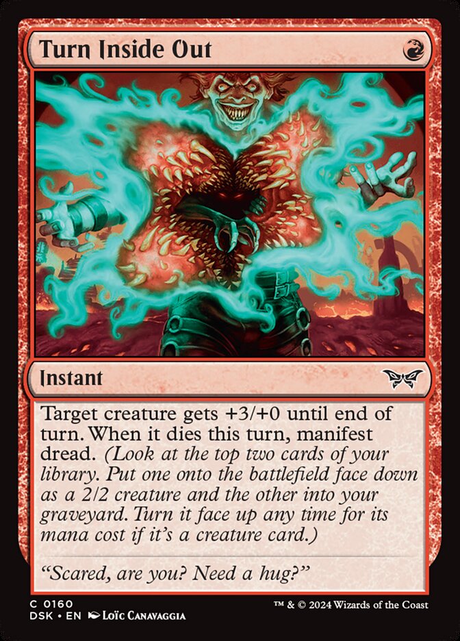 Turn Inside Out 160/286 (Duskmourn: House of Horror)  - Foil | Good Games Morley