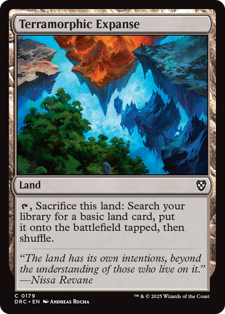 Terramorphic Expanse [Aetherdrift Commander] | Good Games Morley