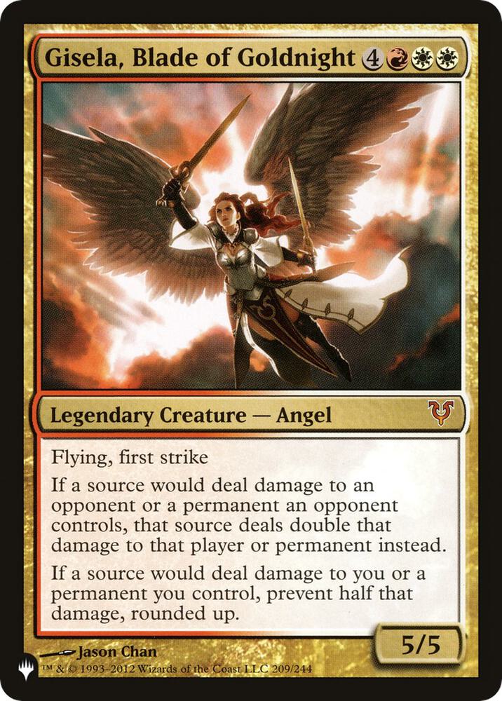 Gisela Blade of Goldnight AVR-209/5075 (The List Reprints)  | Good Games Morley