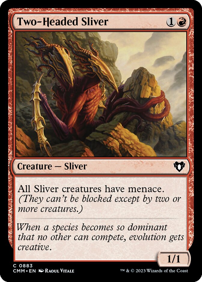 Two-Headed Sliver 883/451 (Commander Masters)  | Good Games Morley