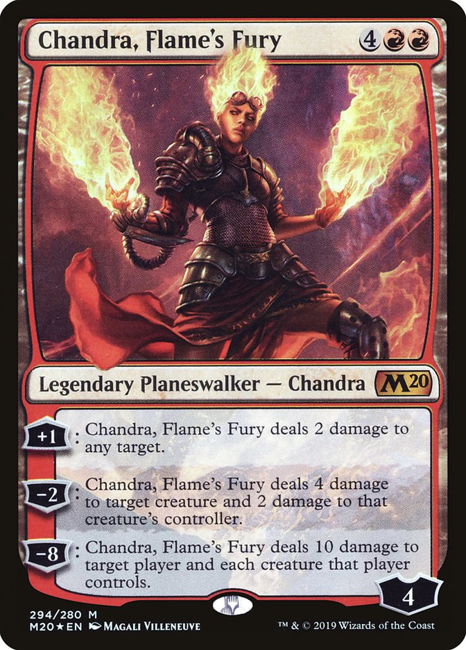 Chandra, Flame's Fury 294/280 (Core Set 2020)  - Foil | Good Games Morley