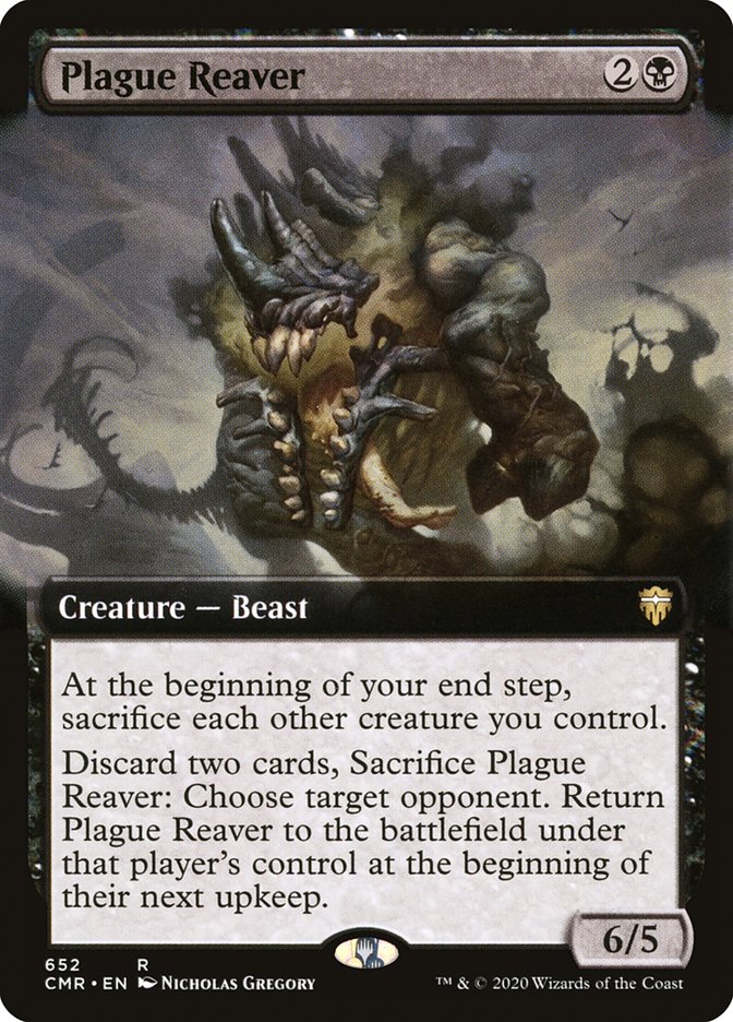 Plague Reaver (Extended Art) [Commander Legends] | Good Games Morley