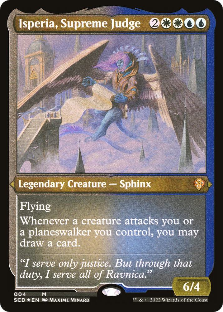 Isperia, Supreme Judge 4 (Starter Commander Decks)  - Etched Foil | Good Games Morley