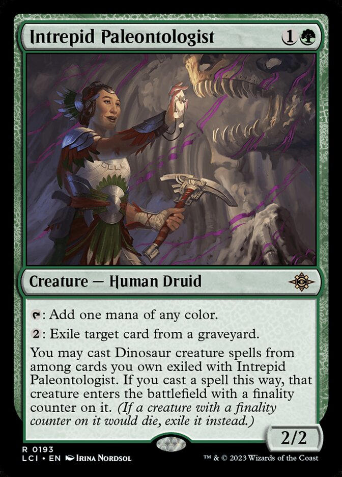 Intrepid Paleontologist 193/291 (The Lost Caverns of Ixalan)  - Foil | Good Games Morley