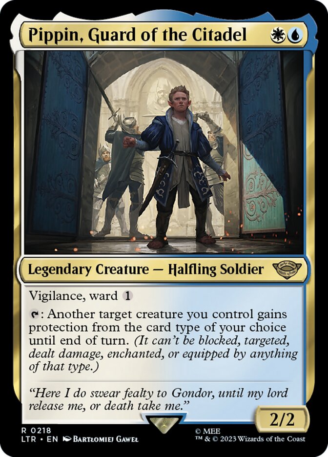 Pippin, Guard of the Citadel 218 (Universes Beyond: The Lord of the Rings: Tales of Middle-earth)  | Good Games Morley