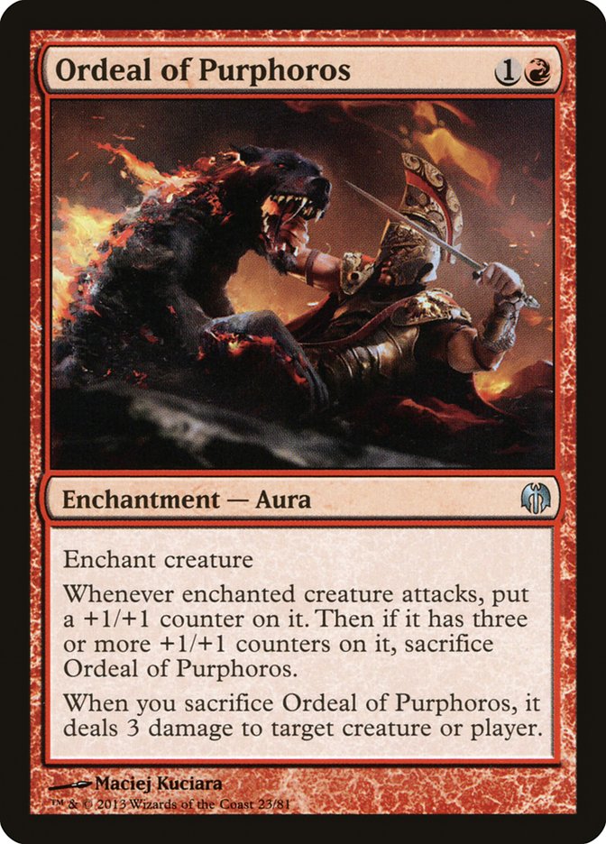 Ordeal of Purphoros [Duel Decks: Heroes vs. Monsters] | Good Games Morley