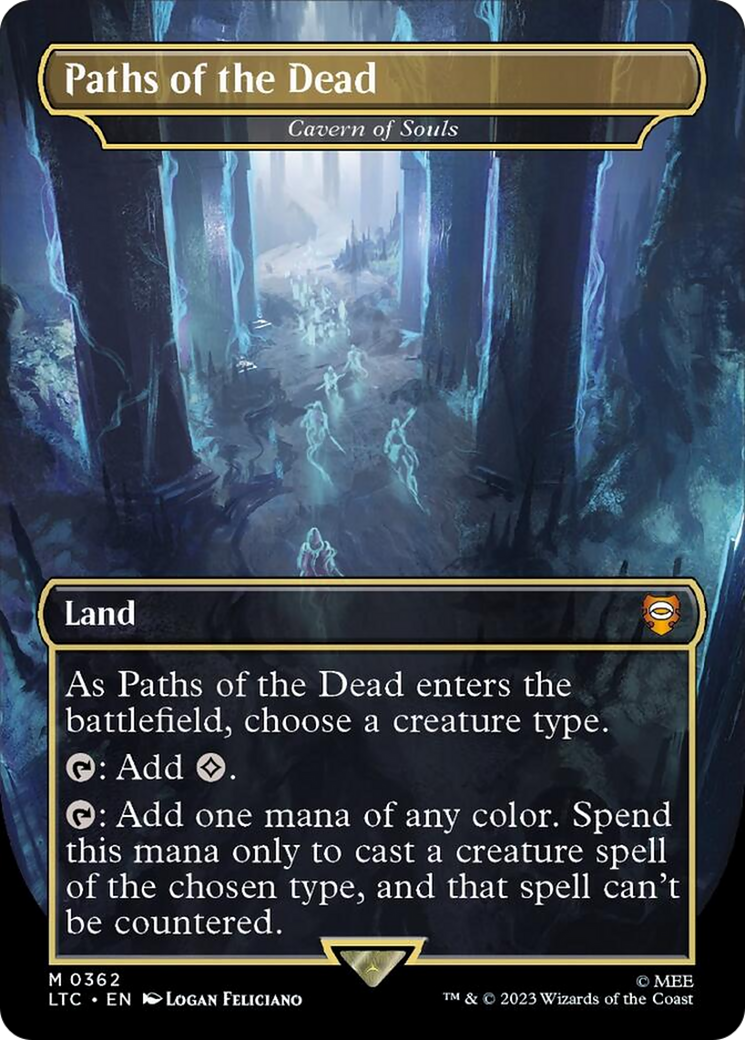 Paths of the Dead - Cavern of Souls (Surge Foil Realms and Relics) [The Lord of the Rings: Tales of Middle-Earth Commander] | Good Games Morley