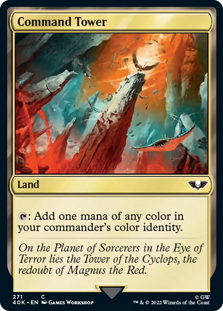 Command Tower (271) (Surge Foil) [Warhammer 40,000] | Good Games Morley