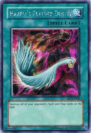 Harpie's Feather Duster [WC4-E003] Prismatic Secret Rare | Good Games Morley